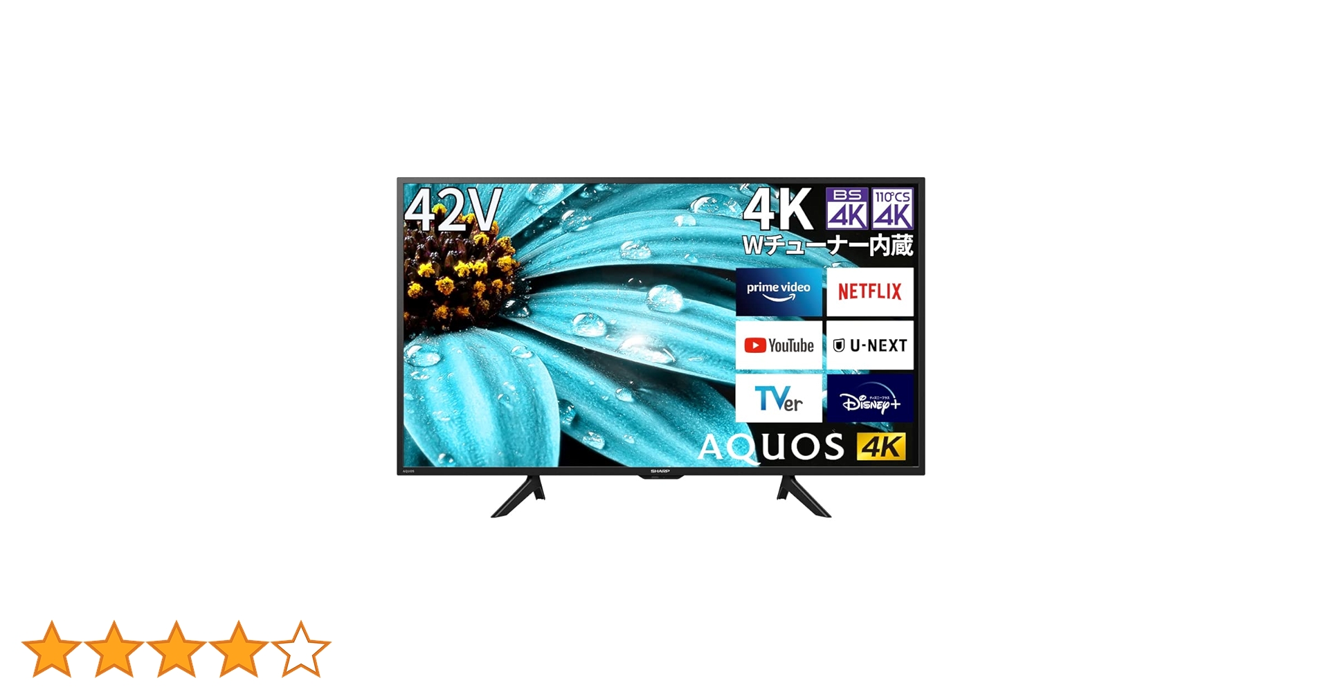 Amazon.co.jp: シャープ 42V型 4K 液晶 テレビ AQUOS 4T-C42EJ1 Google